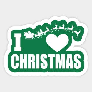 I Heart Christmas Sticker